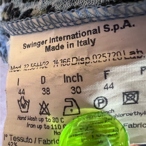 Fendi Leopard Print Cardigan with Light Blue Trim - Picture 5 of 7